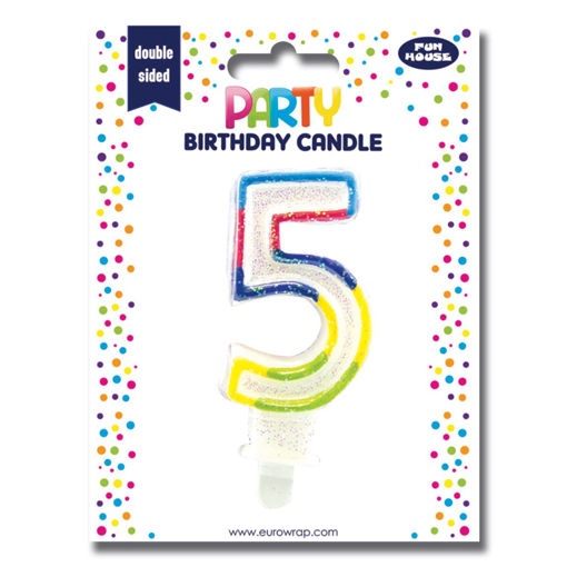 Picture of BIRTHDAY CANDLE NUMBER 5